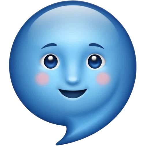 Blue tick  emoji