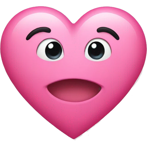Pink heart emoji