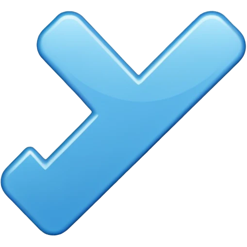 centang biru emoji