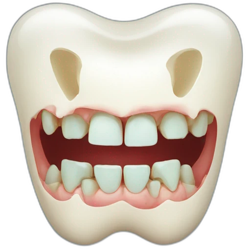 x-ray teeth emoji