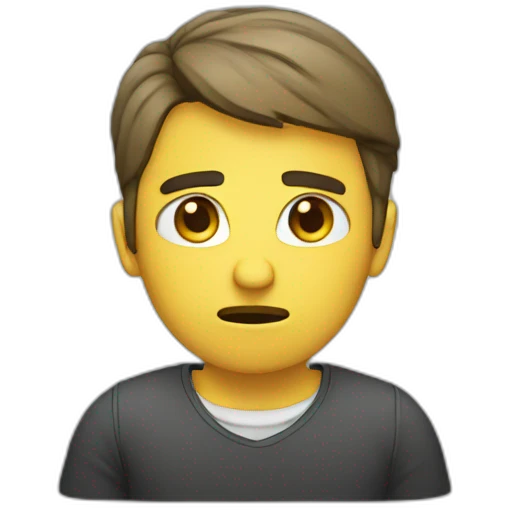 sad coder emoji