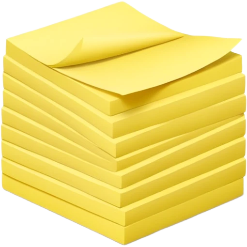 sticky notes emoji