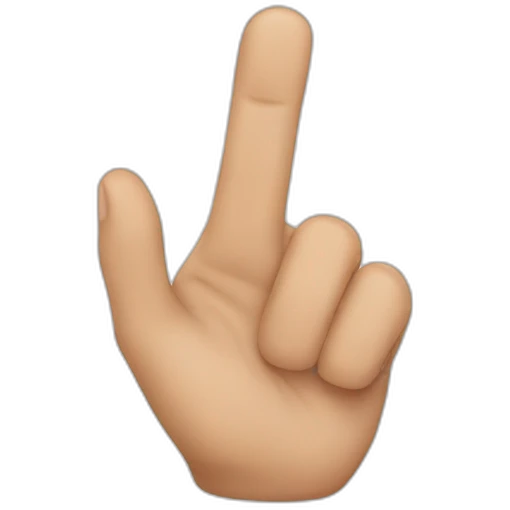 Finger emoji