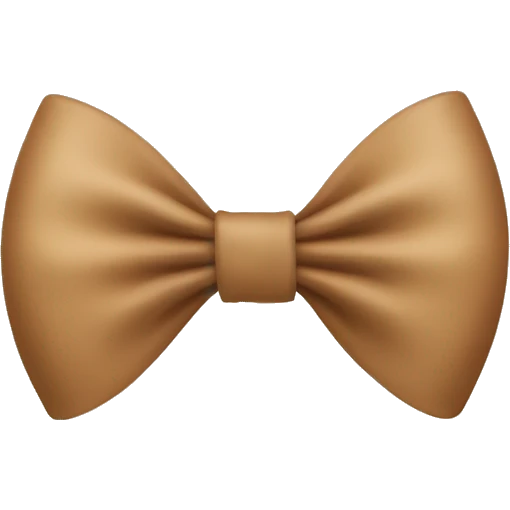 Light brown bow emoji