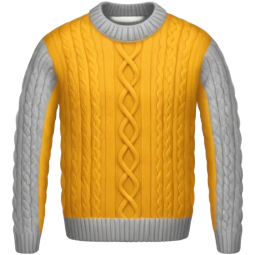 grey wool sweater emoji