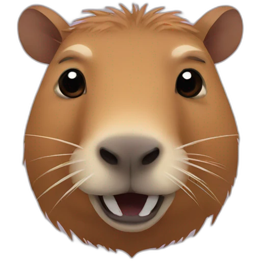 creepy capybara emoji