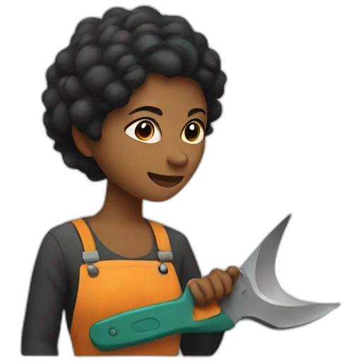 saw-woman emoji