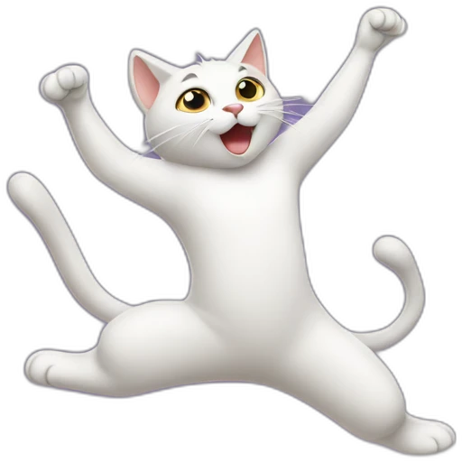 Cat dancing emoji