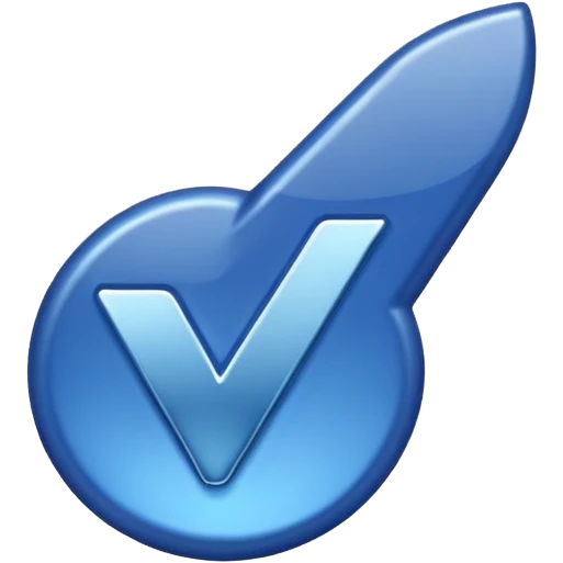 Facebook verified blue tick emoji
