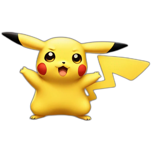 Pikachu suspicious emoji
