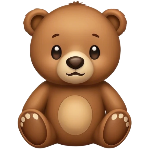 stuffed bear emoji