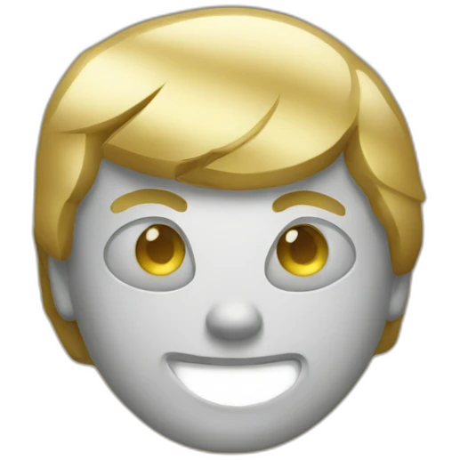 Golden website emoji