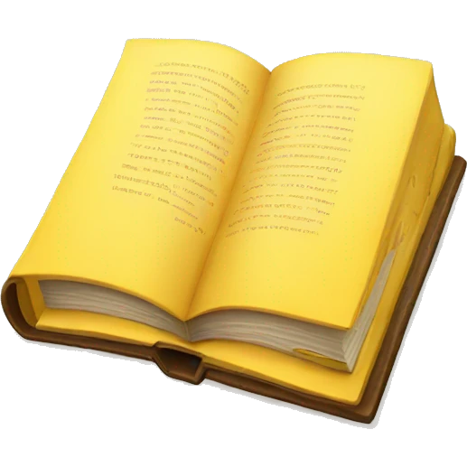 yellow book emoji