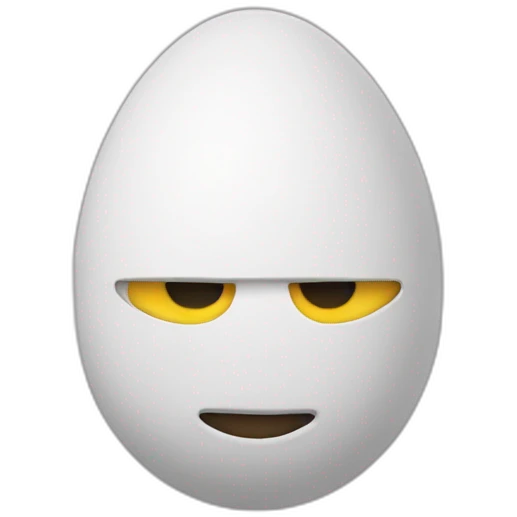 egg head emoji
