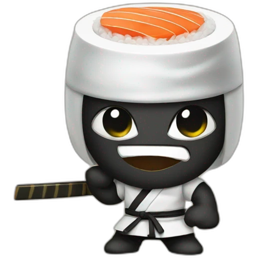 sushi ninja emoji