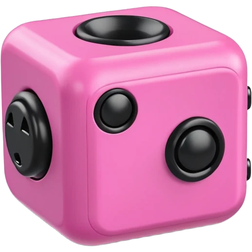pink fidget cube emoji