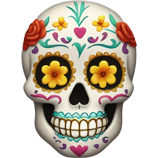 Sugar skull emoji