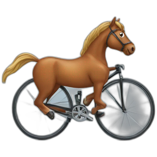 Cyceling horse emoji