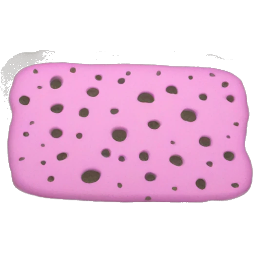 green flat square dish sponge emoji
