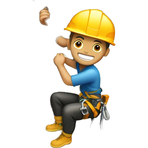 Tree climber emoji