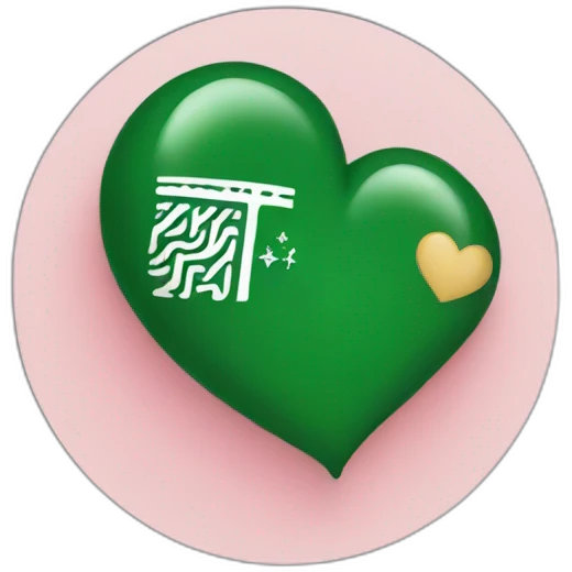 Saudi heart emoji