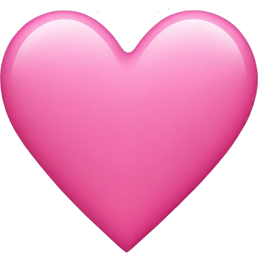 pink heart  emoji