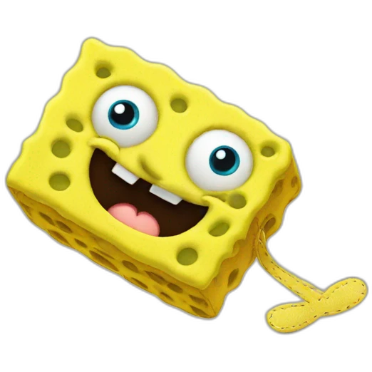 SpongeBob sewing emoji