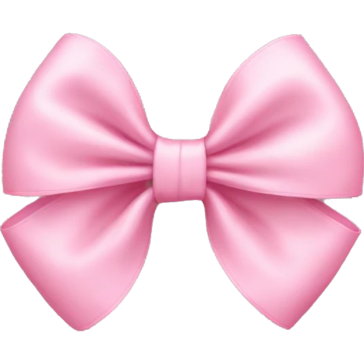 baby pink bow emoji