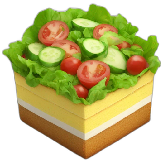 salad cake emoji