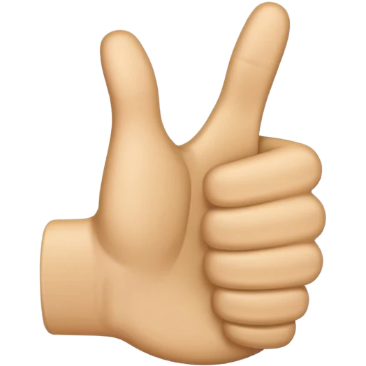 thumbs up emoij extra long thumb emoji
