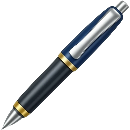paper form and pen emoji