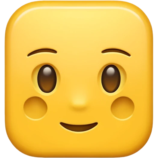 yellow x emoji