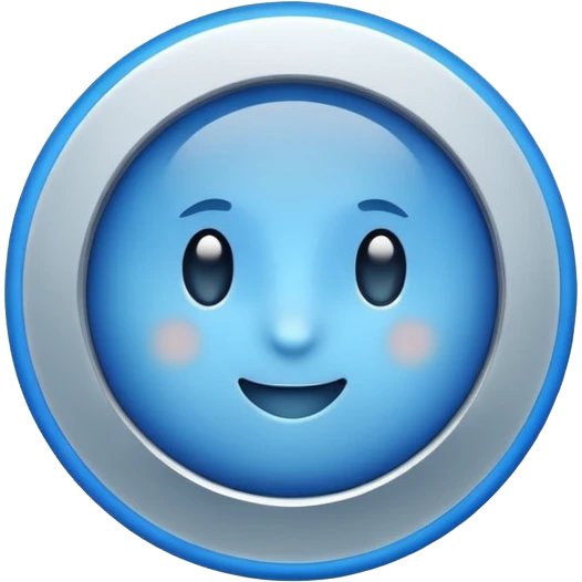 Blue tick  emoji