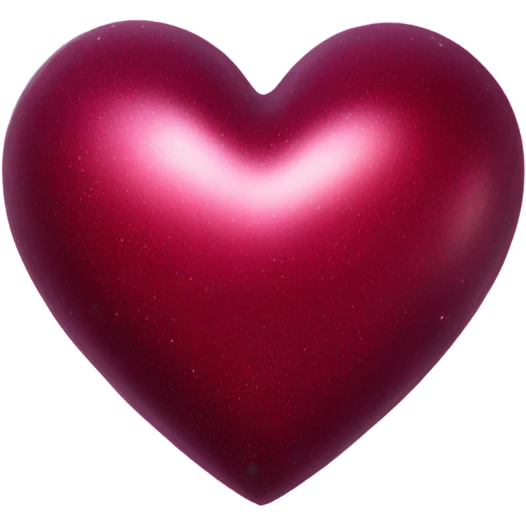 sparkling burgundy heart emoji