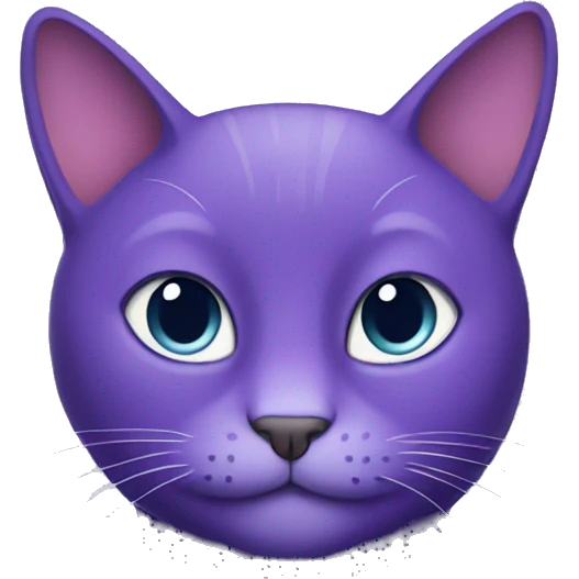 Purple cat emoji