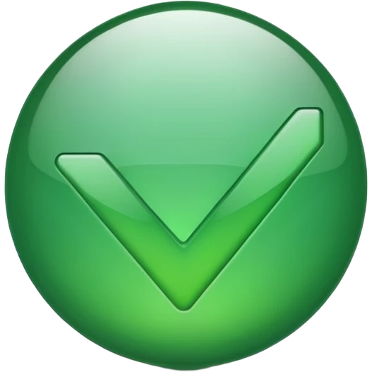 green check mark emoji