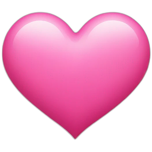 Pink heart emoji