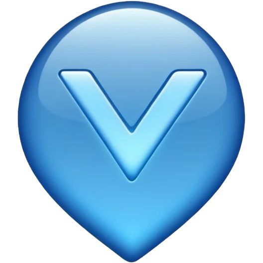 Blue tick emoji