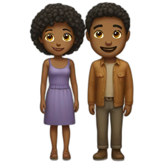 Two lovers  emoji
