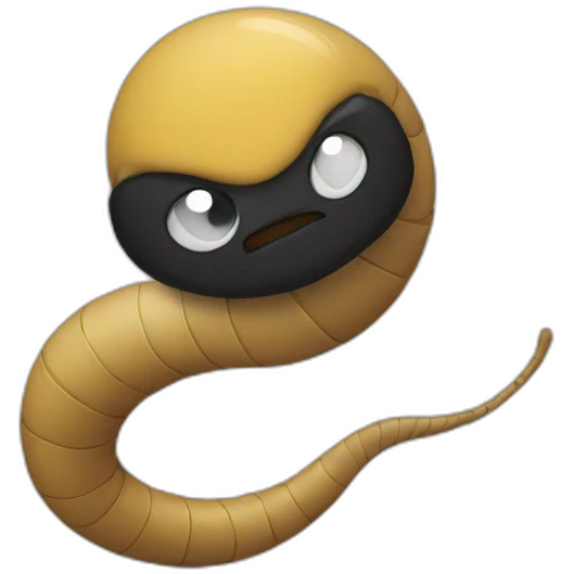Ninja worm emoji