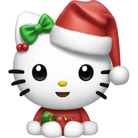 Hello Kitty Christmas  emoji