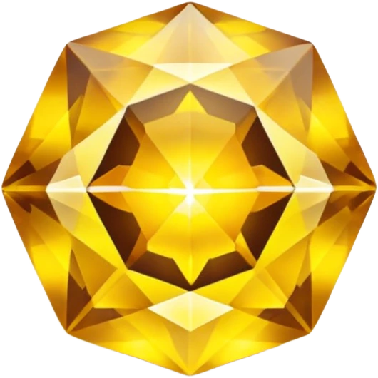magic yellow gem emoji