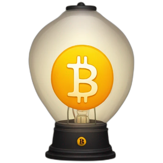 bitcoin lamp emoji