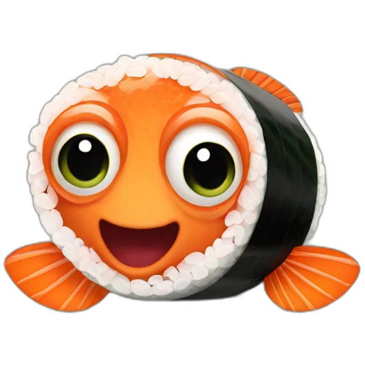 Nemo sushi emoji