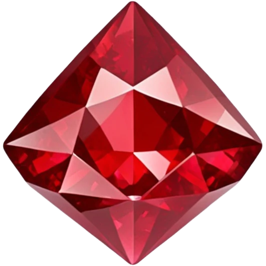 red glitter ruby emoji