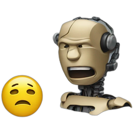 Ai beating humanity emoji