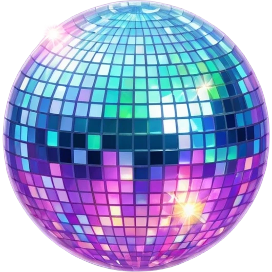 bolinha glitter emoji