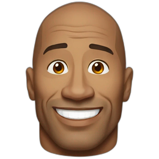 dwayne johnson emoji