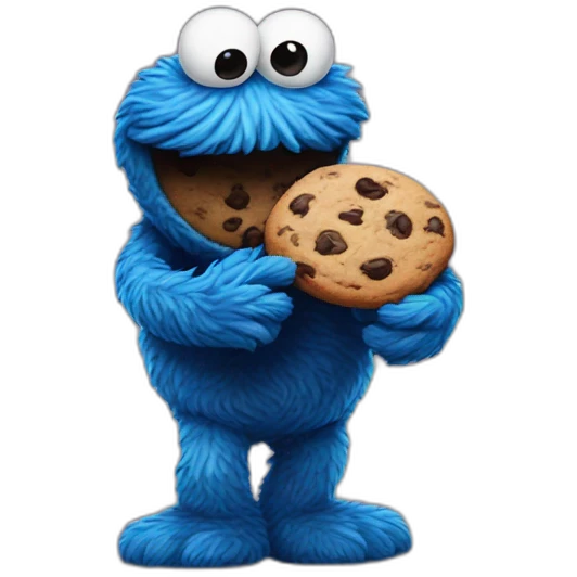 Cookie monster emoji