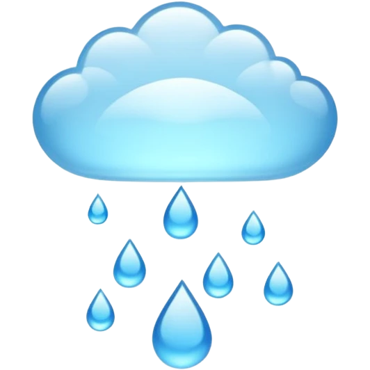 Crying Rain emoji